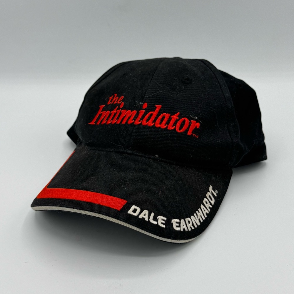 Winners Circle Dale Earnhardt The Intimidator Nascar Adjustable Hat Black Red
